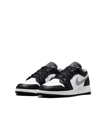 Jordan 1 Low Black White Grey GS 553560040 MBS
