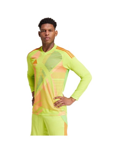 adidas Tiro 24 Competition Long lime green men's goalkeeper jersey IU0291