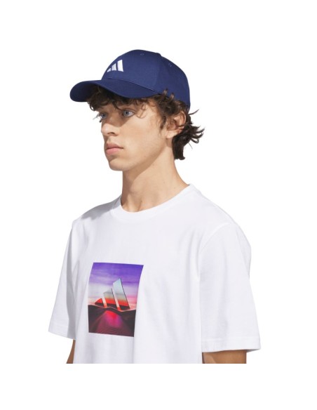 Men's adidas Summer Heat Graphic Tshirt white JZ7545