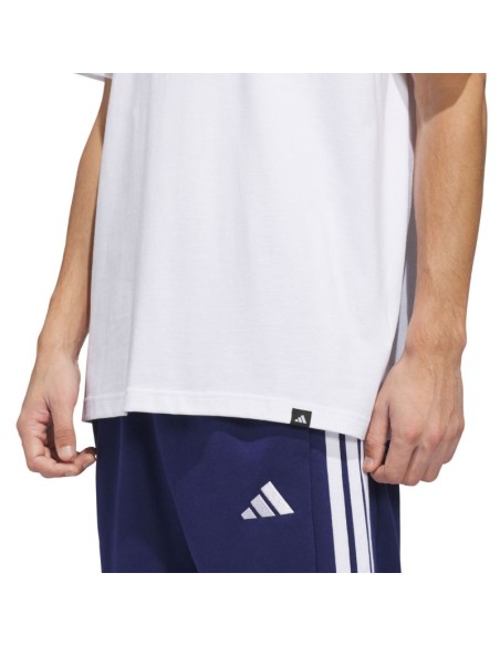 Men's adidas Summer Heat Graphic Tshirt white JZ7545
