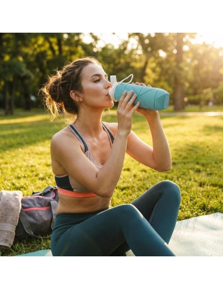 BODY SCULPTURE BLUE FOLDABLE WATER BOTTLE BB 25BL
