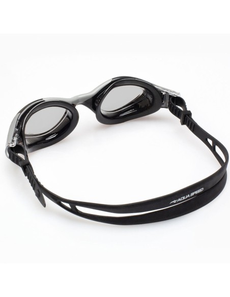 Aqua Speed Aquilo Swimming Goggles Black and Gray 6264926