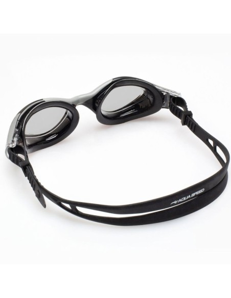 Aqua Speed Aquilo Swimming Goggles Black and Gray 6264926
