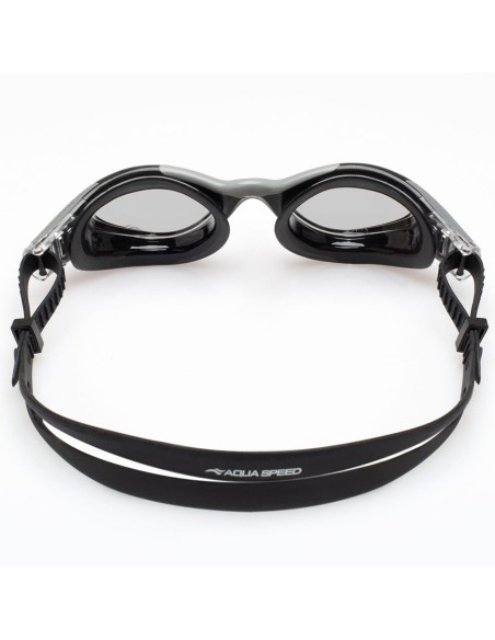 Aqua Speed Aquilo Swimming Goggles Black and Gray 6264926