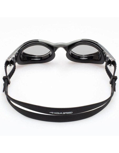Aqua Speed Aquilo Swimming Goggles Black and Gray 6264926