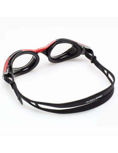 Aqua Speed Aquilo swimming goggles black and red 6264931