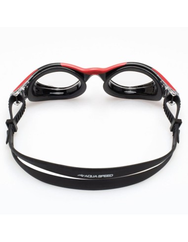 Aqua Speed Aquilo swimming goggles black and red 6264931
