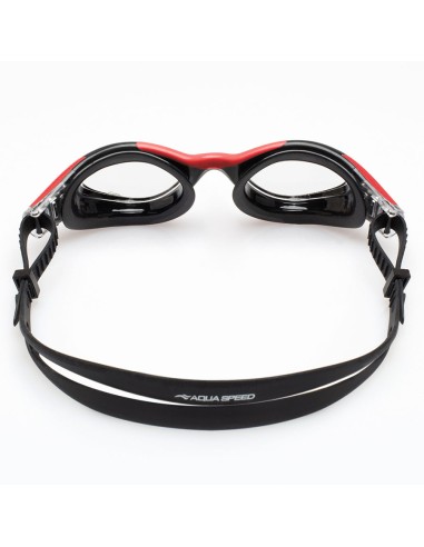 Aqua Speed Aquilo swimming goggles black and red 6264931
