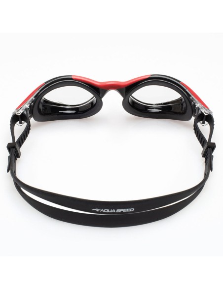 Aqua Speed Aquilo swimming goggles black and red 6264931