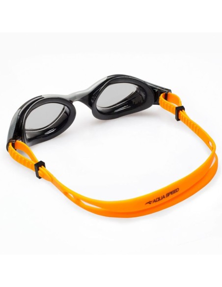 Aqua Speed Aquilo Swimming Goggles Black and Yellow 6264975