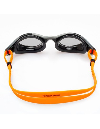 Aqua Speed Aquilo Swimming Goggles Black and Yellow 6264975