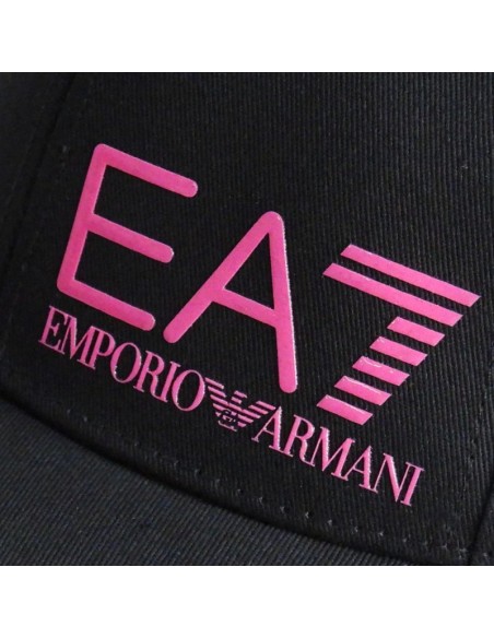 EA7 Emporio Armani Black Baseball Cap 247088 CC010 28521
