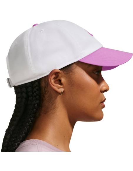 Nike Club Cap White and Pink FB5368 103