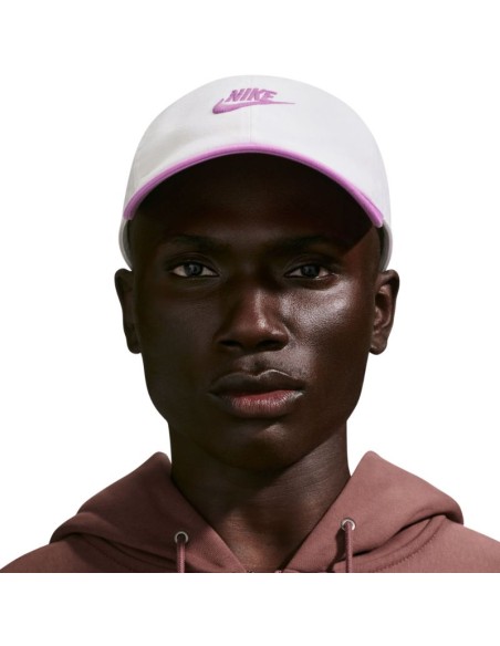 Nike Club Cap White and Pink FB5368 103
