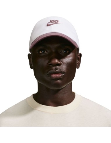 Nike Club Cap White and Purple FB5368 104