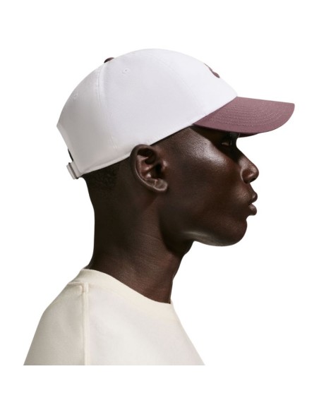 Nike Club Cap White and Purple FB5368 104