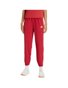 adidas Train Essentials 3Stripes Woven Women's Pants Red KF8554