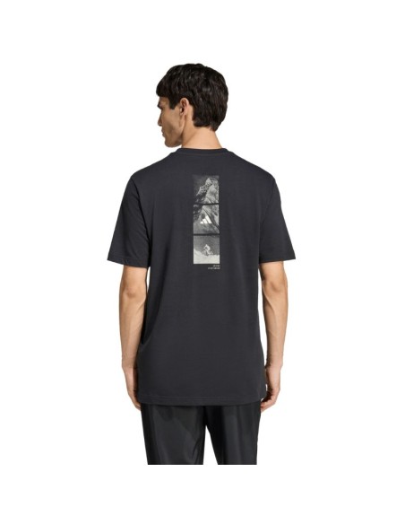 Men's adidas Outdoor Mountain Biking Graphic Tshirt black KB2536