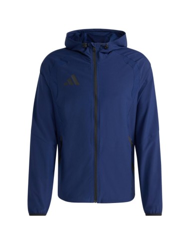 Men's adidas Tiro 26 Travel Windbreaker Jacket Navy Blue KD3334