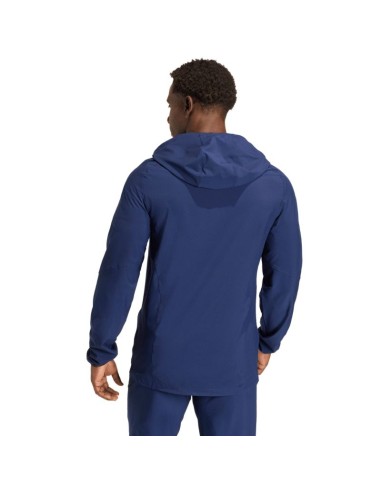 Men's adidas Tiro 26 Travel Windbreaker Jacket Navy Blue KD3334