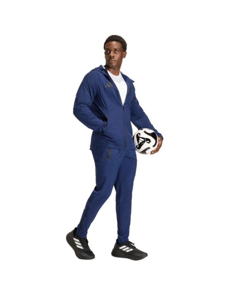 Men's adidas Tiro 26 Travel Windbreaker Jacket Navy Blue KD3334