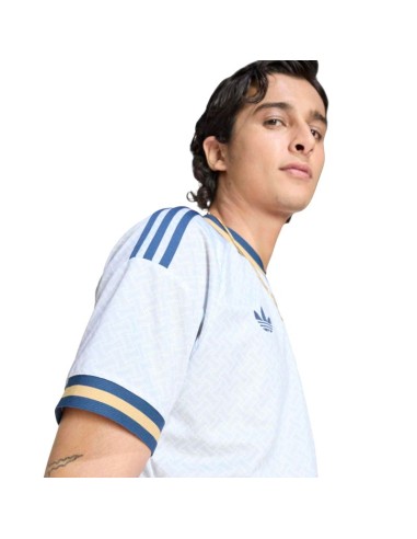 Men's adidas Italy 26 Away Jersey white and blue KC8704