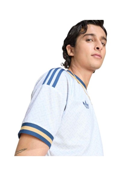 Men's adidas Italy 26 Away Jersey white and blue KC8704
