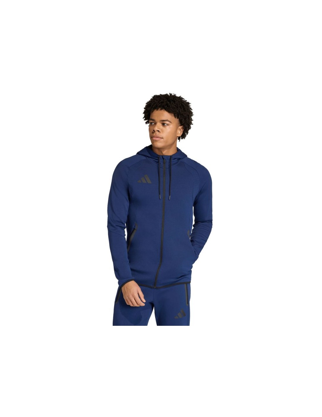 Men's adidas Tiro 26 Travel Sweat Hoodie Navy Blue KF6078