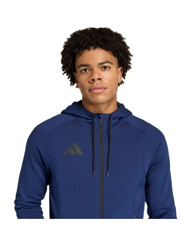 Men's adidas Tiro 26 Travel Sweat Hoodie Navy Blue KF6078