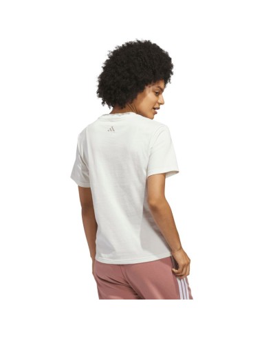 adidas Cursive Wordmark Graphic Women's TShirt White KQ6404