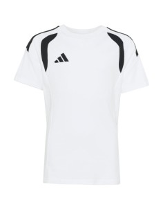adidas Tiro 26 League Tee for kids white and black KC3699