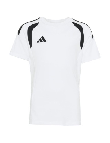 adidas Tiro 26 League Tee for kids white and black KC3699