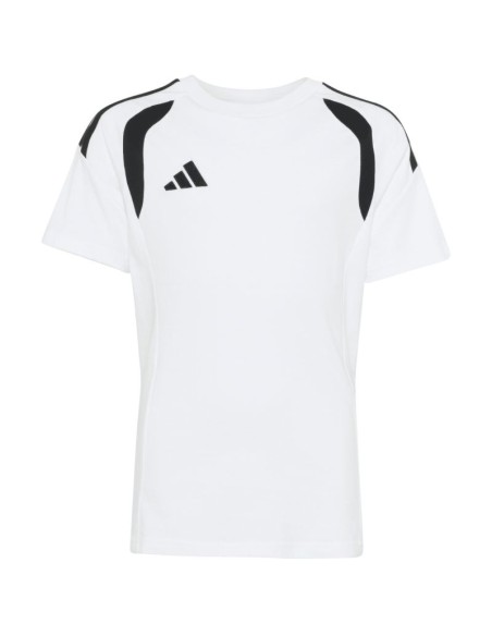 adidas Tiro 26 League Tee for kids white and black KC3699