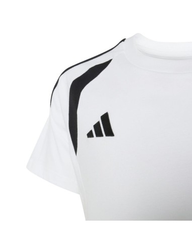 adidas Tiro 26 League Tee for kids white and black KC3699