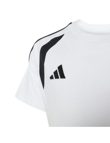 adidas Tiro 26 League Tee for kids white and black KC3699