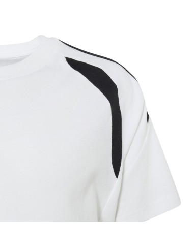 adidas Tiro 26 League Tee for kids white and black KC3699
