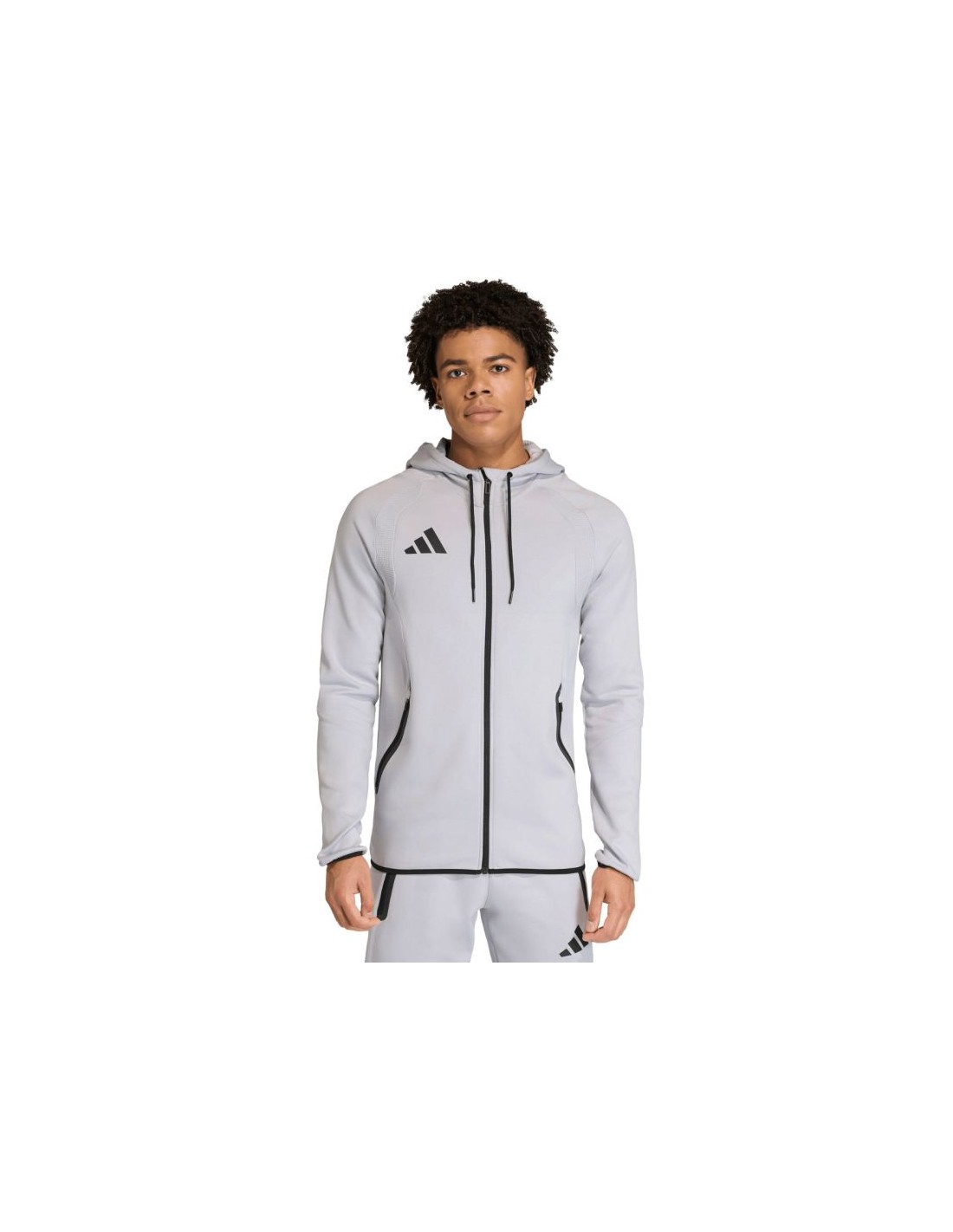 Men's adidas Tiro 26 Travel Sweat Hoodie gray KF6077