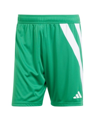 Men's adidas Fortore 23 shorts green and white IQ3209