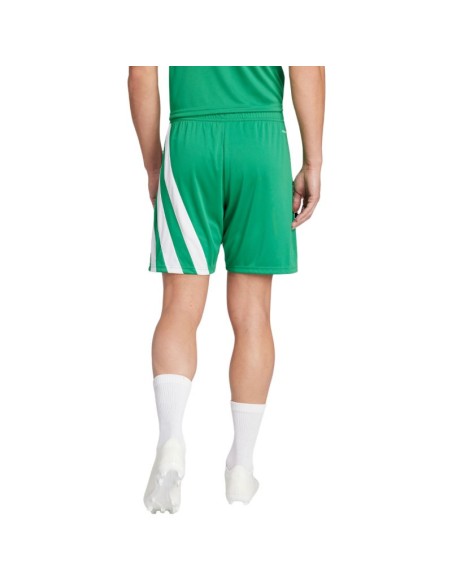 Men's adidas Fortore 23 shorts green and white IQ3209