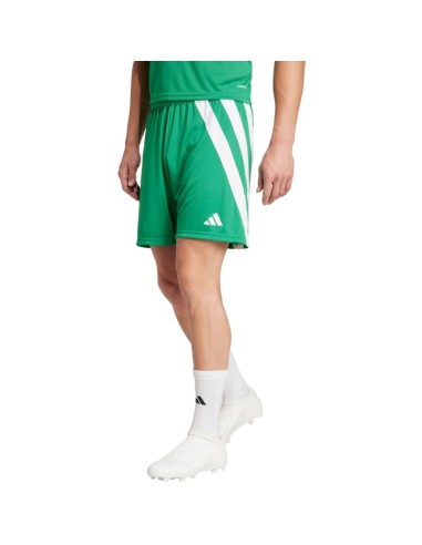 Men's adidas Fortore 23 shorts green and white IQ3209