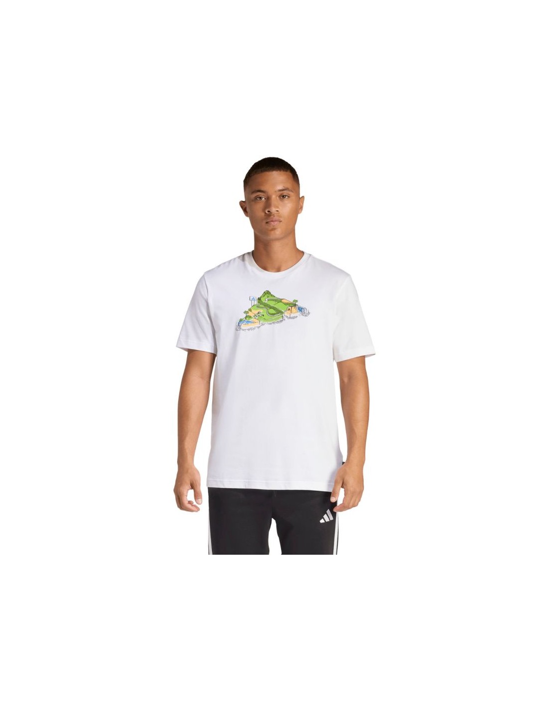 Men's adidas Novelty Mini Tshirt white JZ5037