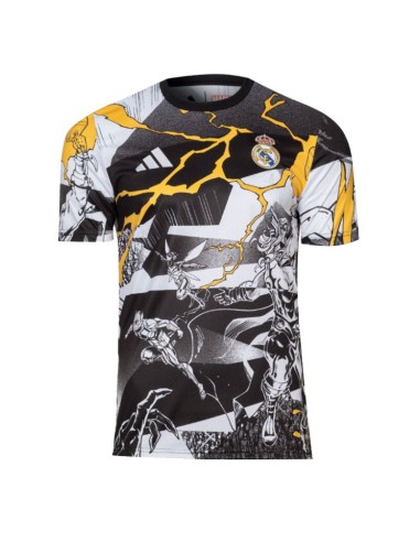 adidas Real Madrid Marvel Avengers PreMatch Jersey JZ9018