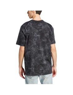 Men's cotton tshirt adidas Adventure Allover Print Tee Black stylish black IJ0711