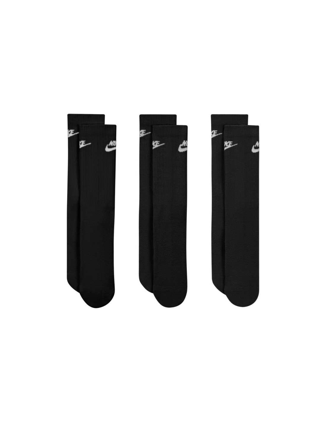 Nike Everyday Elevated Socks 3 Pairs Black IH8522 902