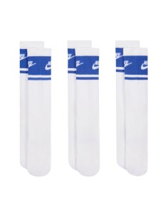 Nike Everyday Elevated Crew Socks 3 Pairs White and Blue IM7949 904