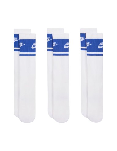 Nike Everyday Elevated Crew Socks 3 Pairs White and Blue IM7949 904