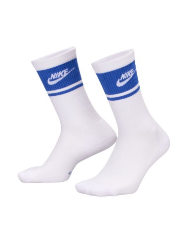 Nike Everyday Elevated Crew Socks 3 Pairs White and Blue IM7949 904
