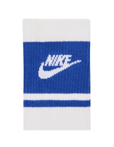Nike Everyday Elevated Crew Socks 3 Pairs White and Blue IM7949 904