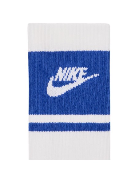 Nike Everyday Elevated Crew Socks 3 Pairs White and Blue IM7949 904