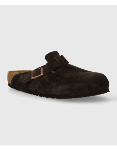 Birkenstock Boston Suede Mocha 60901 MBS